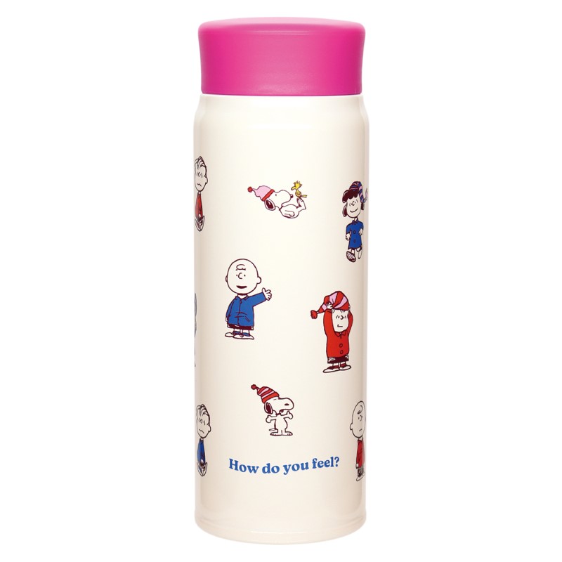 PEANUTS  LUNCH SERIES BEANIE STAINESS BOTTLE 480ml